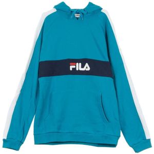 Fila, Heren, Sweatshirts & Hoodies, Blauw, Maat: S Katoen,