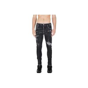 Dsquared2 Super Twinky Slim-fit Jeans , Black , Heren , Maat: M