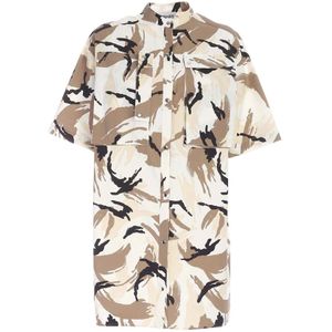 Kenzo, Dames, Blouses & Shirts, Veelkleurig, Maat: S Katoen,