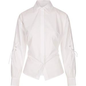 Alohas, Dames, Blouses & Shirts, Wit, Maat: S Katoen,