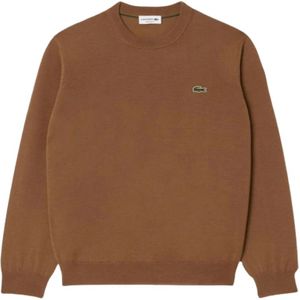 Lacoste, Heren, Truien, Bruin, Maat: 2XL Wol,