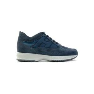 Hogan Blauwe Heren Sneakers - Tijdloos Icoon , Blue , Heren , Maat: 39 1/2 EU