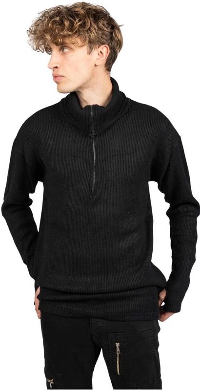La Haine Inside Us - Round-neck Knitwear - Heren Truien - Zwart