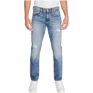 Tommy Hilfiger, Heren, Jeans, Blauw, Maat: W28 L32 Katoen,