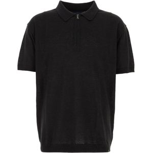 Paul & Shark, Heren, Tops, Zwart, Maat: 3XL Katoen,