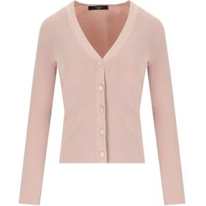 Weekend Max Mara, Dames, Truien, Roze, Maat: S Viscose,