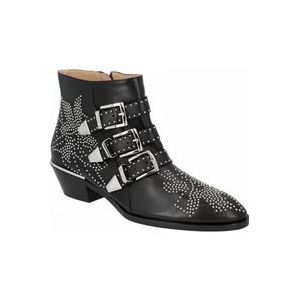 Chloé Leather boots , Black , Dames , Maat: 37 EU