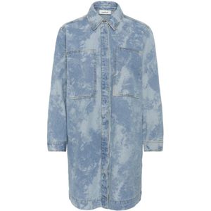 Soaked in Luxury - SLAltea - Jurk - Blauw - Denim