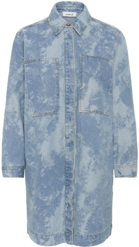 Soaked in Luxury - SLAltea - Jurk - Blauw - Denim