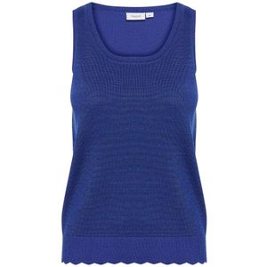 SAINT TROPEZ Gebreide top 'Mila'  violetblauw / donkerlila