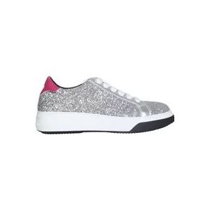 Dsquared2 Glitter Sneakers met Rubberen Zool , Gray , Dames , Maat: 35 EU