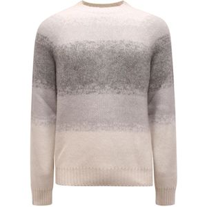 Peserico, Heren, Truien, Grijs, Maat: S Wol,