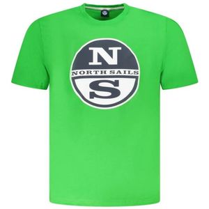 North Sails, Heren, Tops, Groen, Maat: M Katoen,