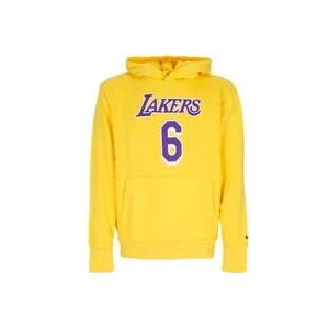 Nike LeBron James NBA Fleece Hoodie , Yellow , Heren , Maat: 2XL