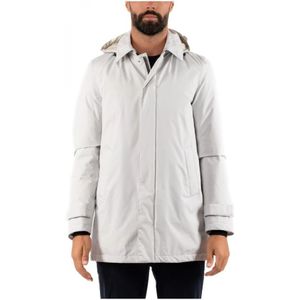 Herno, Heren, Mantels, Blauw, Maat: 2XL