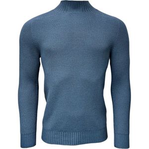 Gran Sasso, Heren, Truien, Blauw, Maat: 2XL Wol,