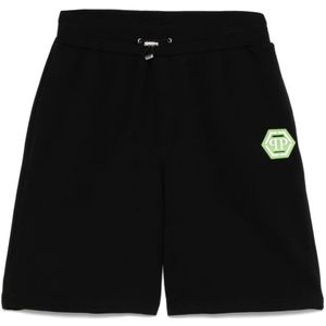 Philipp Plein - Korte Broeken - Heren - Zwart - Denim