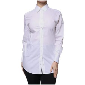 Dolce & Gabbana - Collared Shirt - Wit - Lange Mouwen