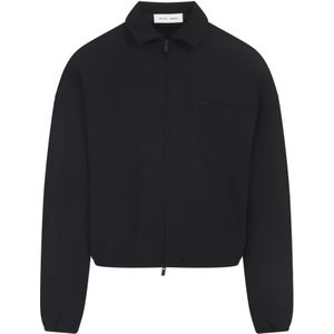 Fear Of God - Essentials Jet Black - Tussenjas - Zwart - Polyester