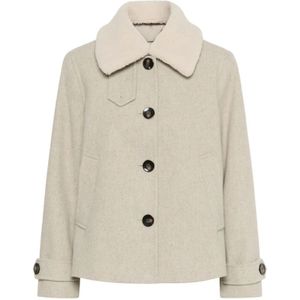 Part Two, Dames, Jassen, Beige, Maat: L