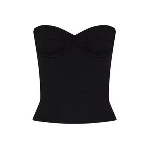 Balenciaga Bustier top , Black , Dames , Maat: 2XS