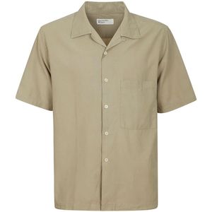 Universal Works, Heren, Overhemden, Beige, Maat: S Katoen,