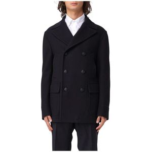 Tagliatore, Heren, Mantels, Blauw, Maat: XL Wol,