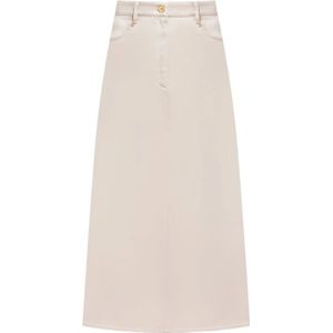Brunello Cucinelli, Dames, Rokken, Beige, Maat: 3XL