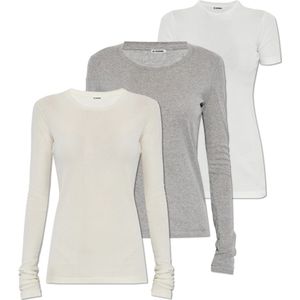 Jil Sander, Dames, Tops, Veelkleurig, Maat: S Katoen,