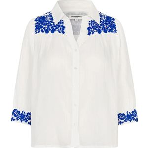 Lollys Laundry, Dames, Blouses & Shirts, Wit, Maat: XS Katoen,