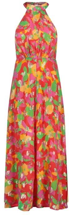 Fabienne Chapot - Halterneck Jurk - Rood - Dames - Met Strik en Open Rug