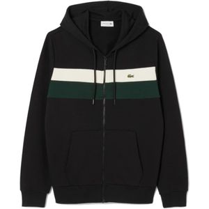 LACOSTE - Sweater met Rits - Zwart - Polyester