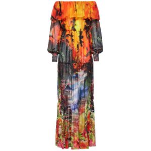 Philipp Plein, Dames, Jurken, Veelkleurig, Maat: S