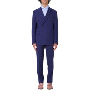 Brian Dales, Heren, Pakken, Blauw, Maat: L
