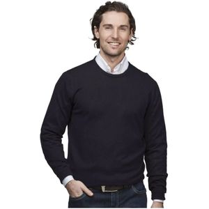 Hansen & Jacob, Heren, Truien, Blauw, Maat: L Katoen,