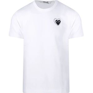 Comme des Garçons Play, Heren, Tops, Wit, Maat: S