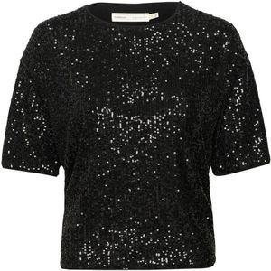 InWear, Dames, Blouses & Shirts, Zwart, Maat: S Poliester,