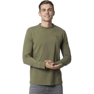 Karl Lagerfeld, Heren, Tops, Groen, Maat: M Katoen,