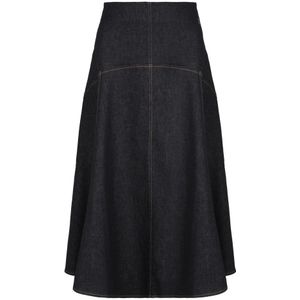 Jacquemus, Dames, Rokken, Blauw, Maat: W26 Katoen,