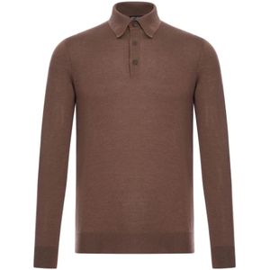 Zegna, Heren, Truien, Bruin, Maat: XL Zijde,