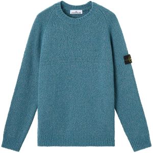 Stone Island, Heren, Truien, Blauw, Maat: S