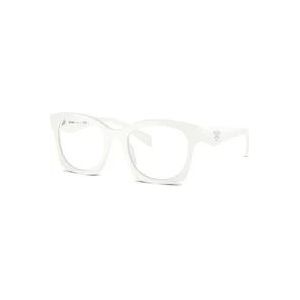 Prada Stijlvolle Optische Bril voor Dagelijks Gebruik , White , Dames , Maat: 52 MM