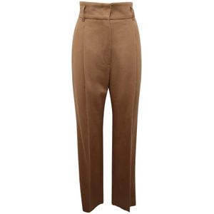 Max Mara - Ribbroeken - Bruin