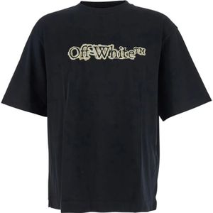 Off White, Heren, Tops, Zwart, Maat: M Katoen,