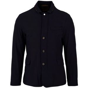 Moorer, Heren, Jassen, Blauw, Maat: XL