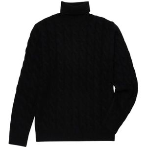 Brooks Brothers, Heren, Truien, Zwart, Maat: XS Wol,