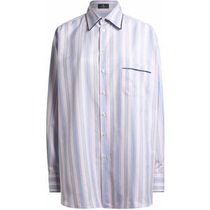 Etro, Dames, Blouses & Shirts, Veelkleurig, Maat: XS Katoen,