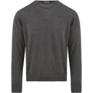 Malo, Heren, Truien, Grijs, Maat: M Wol,