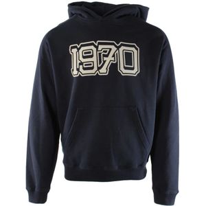 Kenzo, Heren, Sweatshirts & Hoodies, Blauw, Maat: S Katoen,