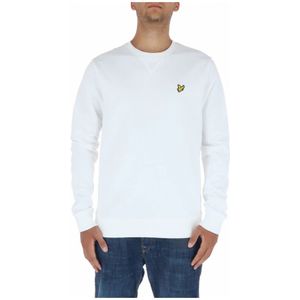 Lyle & Scott, Heren, Sweatshirts & Hoodies, Wit, Maat: L Katoen,